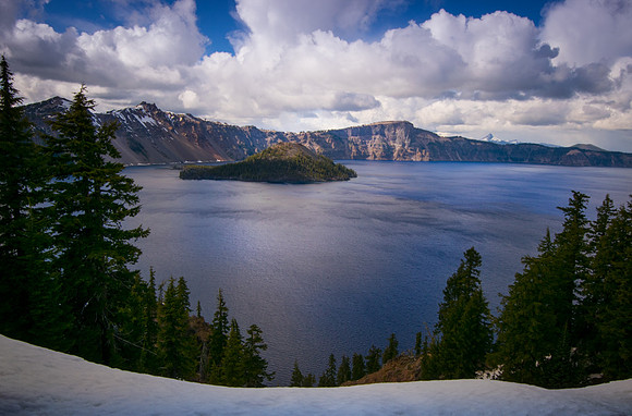 Crater Lake, Approaching Storm