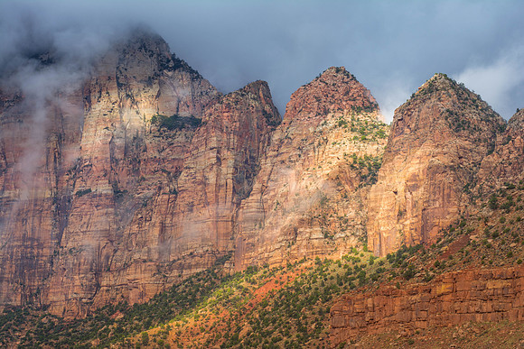 Cloud Shadows-Zion National Park