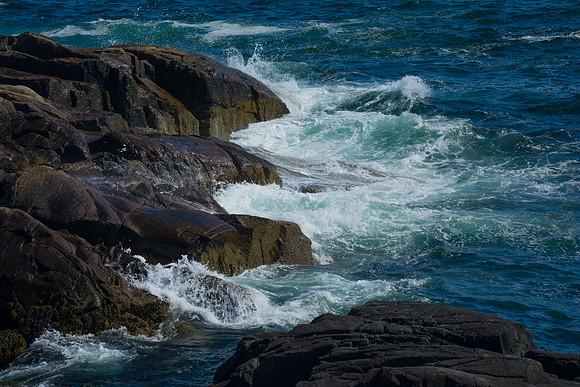 Blue-Green Waters of Maine