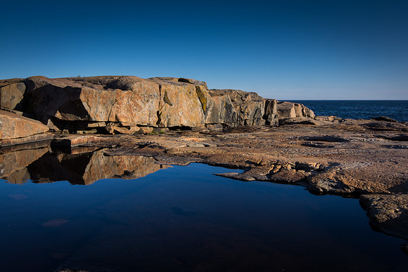 Abstract Schoodic Point, After the Rain
