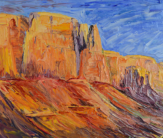 Kitchen Mesa, Ghost Ranch Plein Air