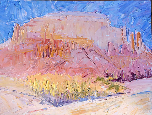 Kitchen Mesa, Ghost Ranch, Plein Air