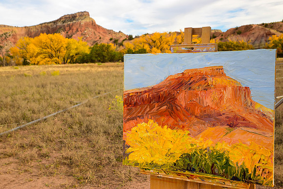In Progress, Ghost Ranch Plein Air