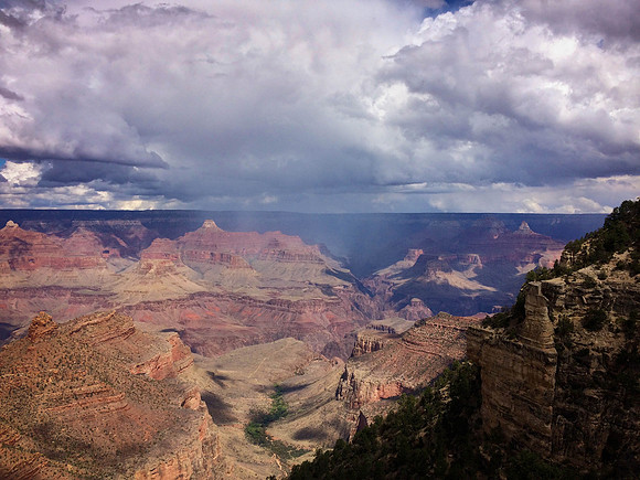 Grand Canyon-Rain in the Desert