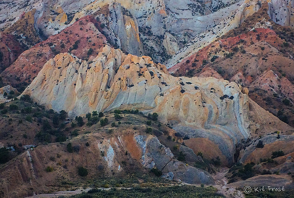 Oyster Shell Rocks along the Fold