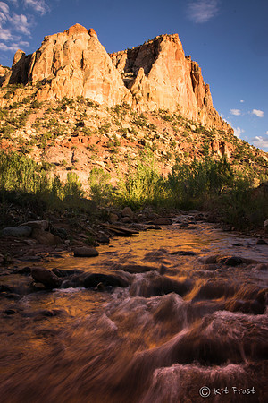 Wingate Cliffs and Pleasant Creek