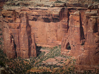Looking into Arch Canyon, Angel Arch, Bears Ears national Monument.