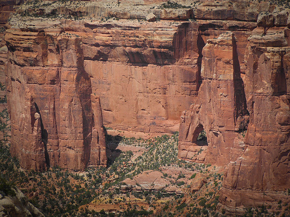 Looking into Arch Canyon, Angel Arch, Bears Ears national Monument.