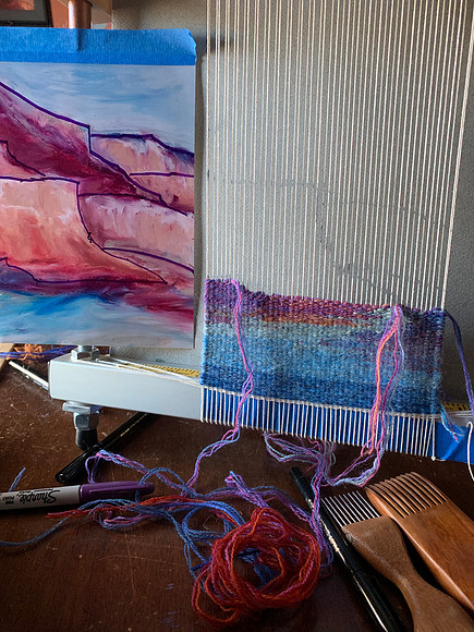Tapestry in Progress, Ghost Ranch